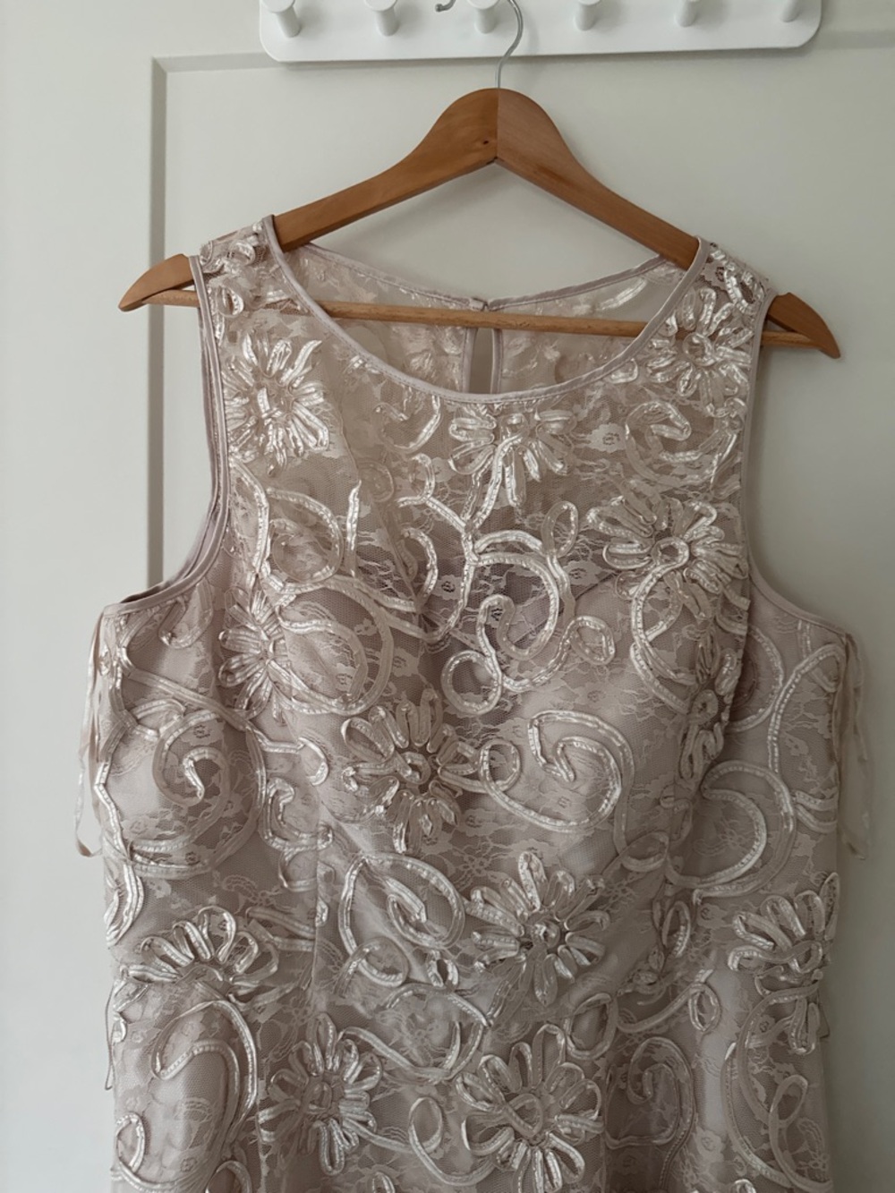 Jessica Howard Blush Lace Fit & Flare Dress - Picture 3 of 6